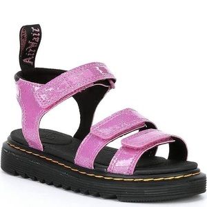 Pink shimmer Dr. Martin Sandals | 37 | NWT